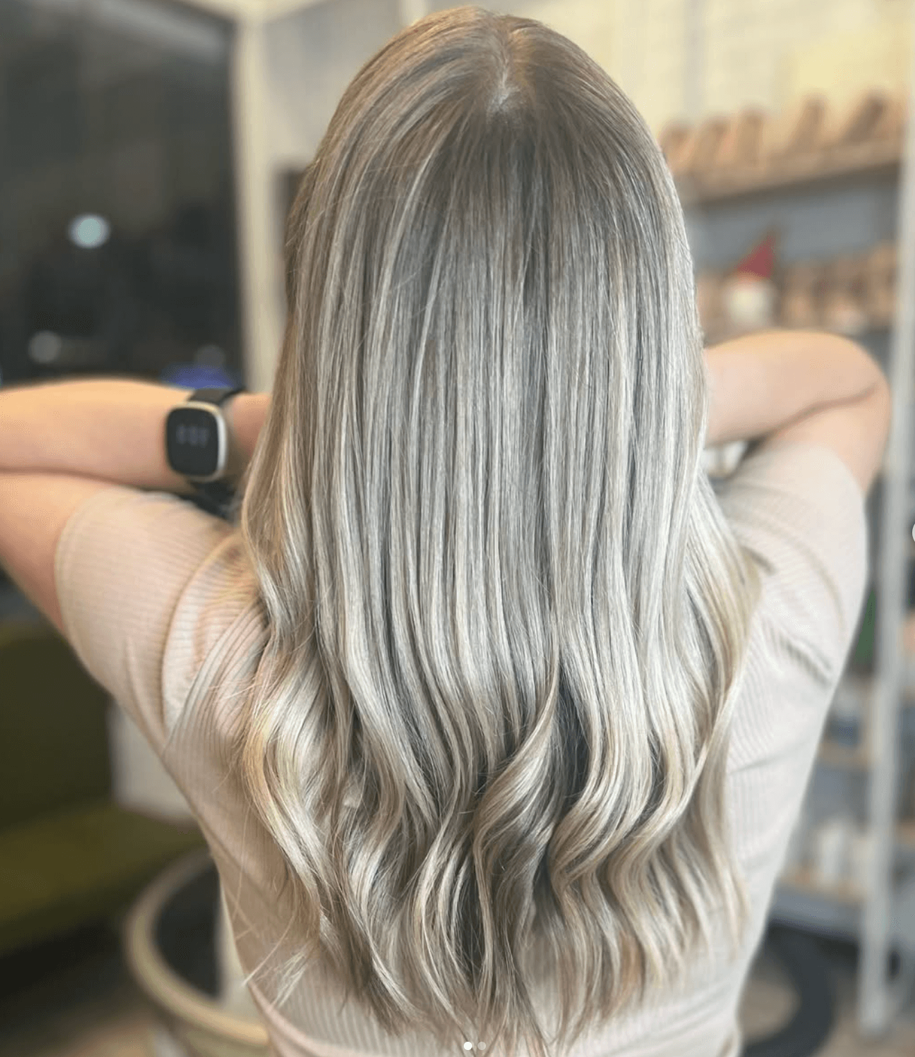 Cool ash blonde colour by Jonathan at Hair Talks Rouse Hill