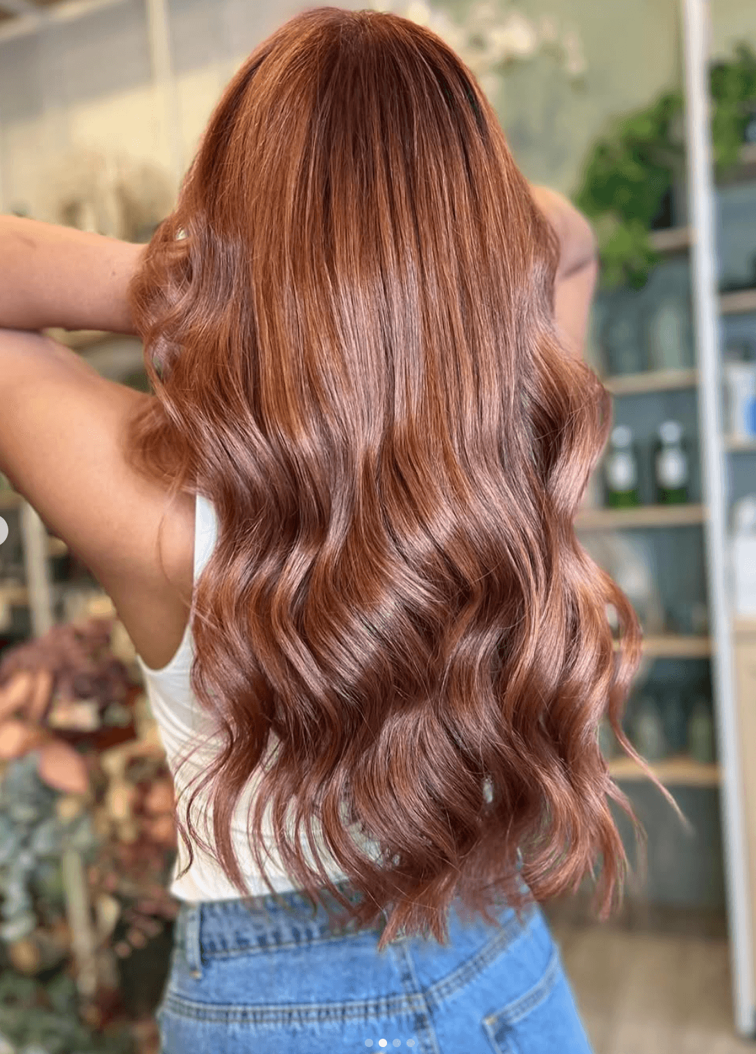 Copper hair colour transformation by Jonathan at Hair Talks Rouse Hill