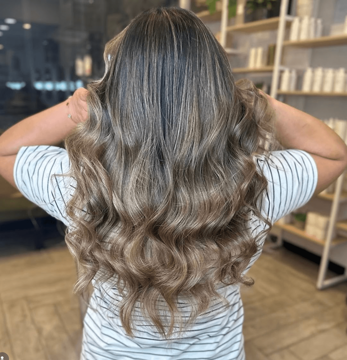 Lived-in dimensional brunette colour by Jonathan at Hair Talks Rouse Hill