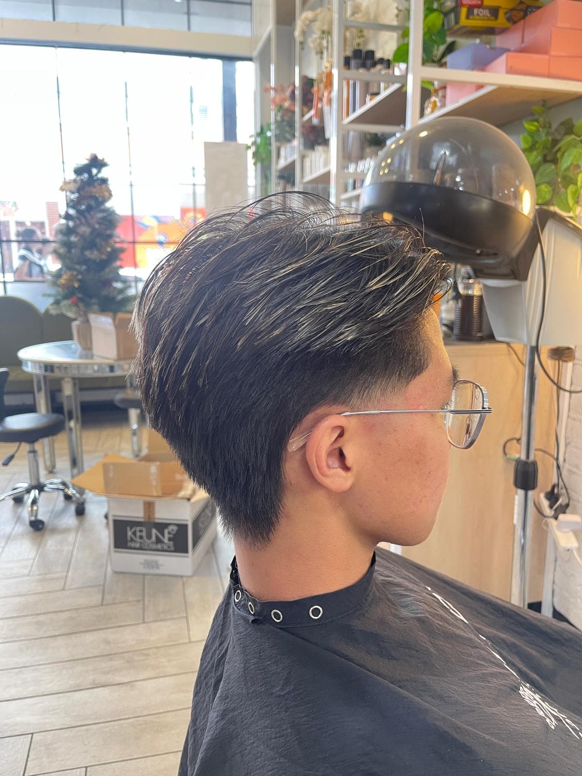 Men's fade haircut by Ryan at Hair Talks Rouse Hill
